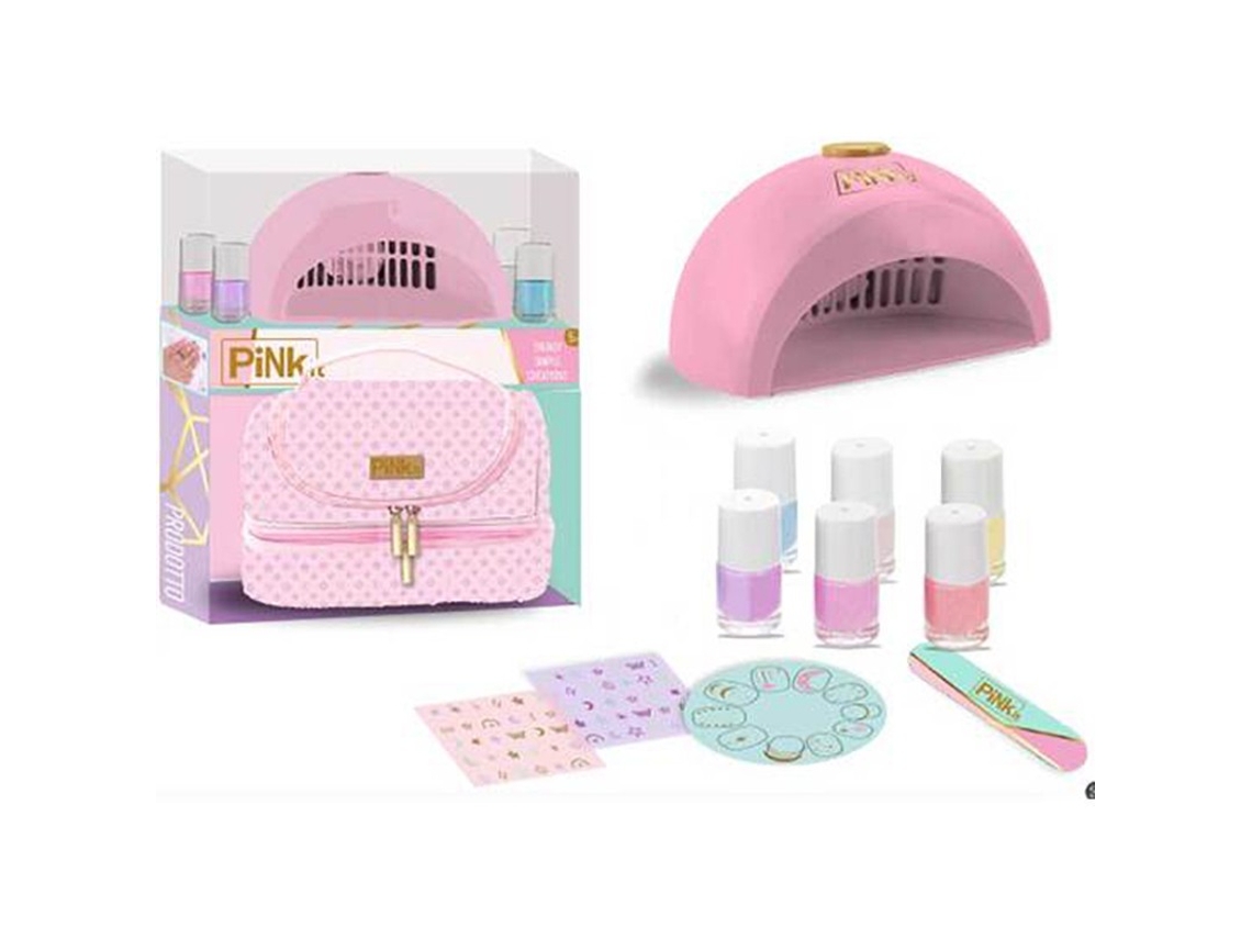 Pink It Beauty Case Nails