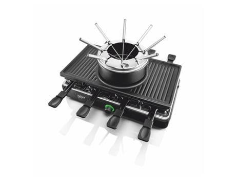 Set de Fondue, Grill y Raclette HAEGER Cool Dinner - Apto para 8 Personas,1400W