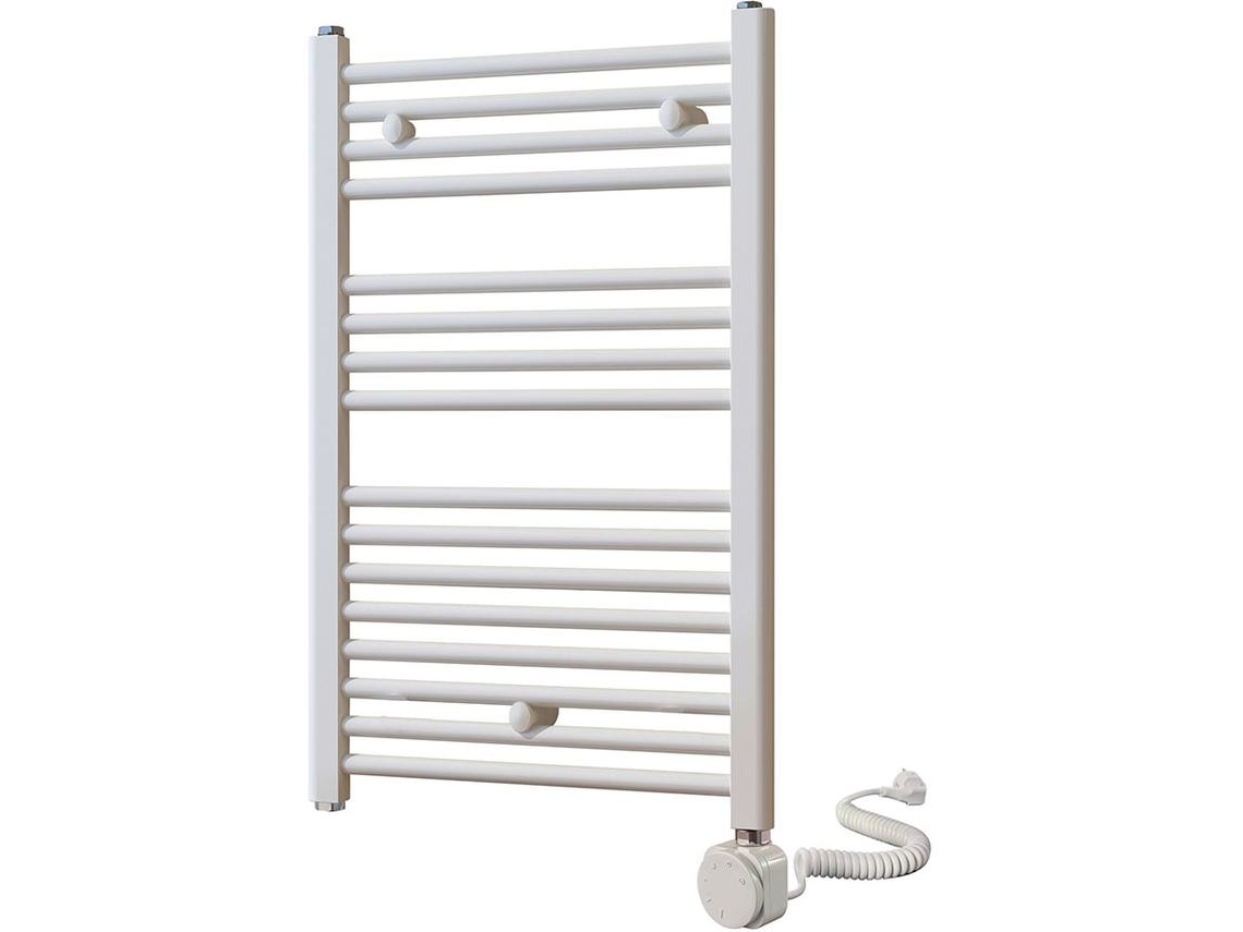 Radiador Secatoallas 80 cm x 50 cm eléctrico acabado blanco fabricado en acero