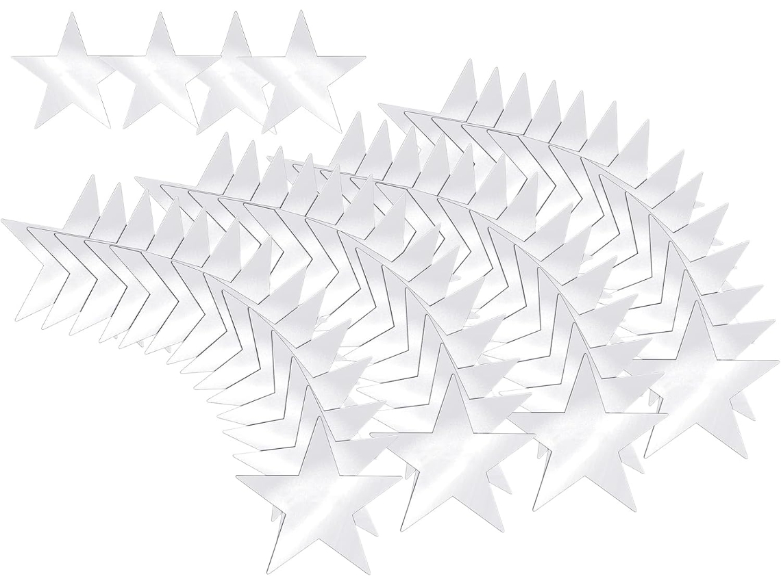 Découpes Détoiles En ,60 Piezas Decoraciones Para Et Fête,15 Cm Découpes De Pour Fête De Noël De Gokoco