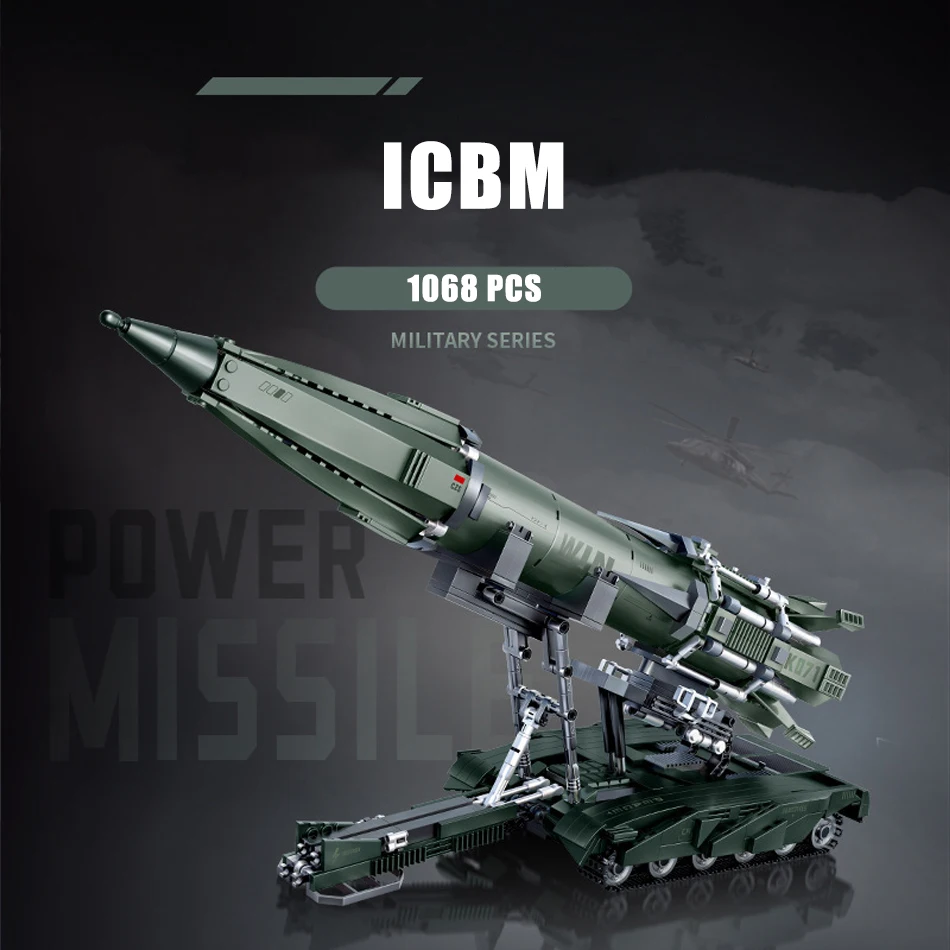 Serie Militar (misil Balístico Intercontinental) - Juguete De Construcción - Regalo Infantil