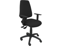 Silla de Escritorio Operativa PYC Elche S Negro BA (Brazos Ajustables - Tejido)