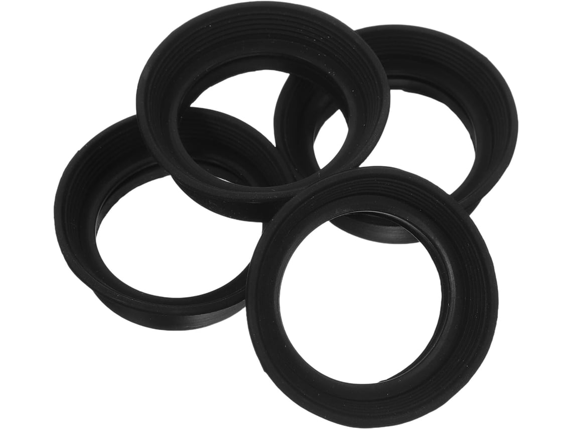 Juego De 4 Oculares De Goma Suave Para Microscopio Estereoscópico