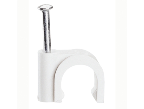 Abrazadera 6 mm Blanco Ref: 031555
