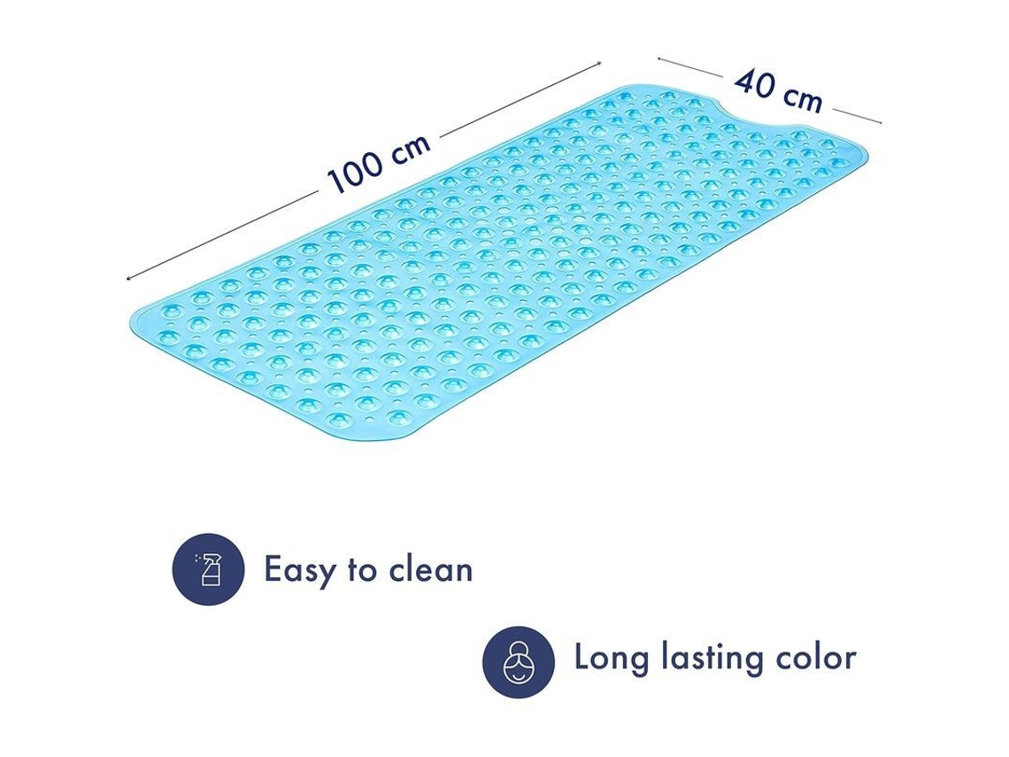 Alfombrilla De Baño Antideslizante Con Ventosa Y Diseño Moderno, 40x100cm.