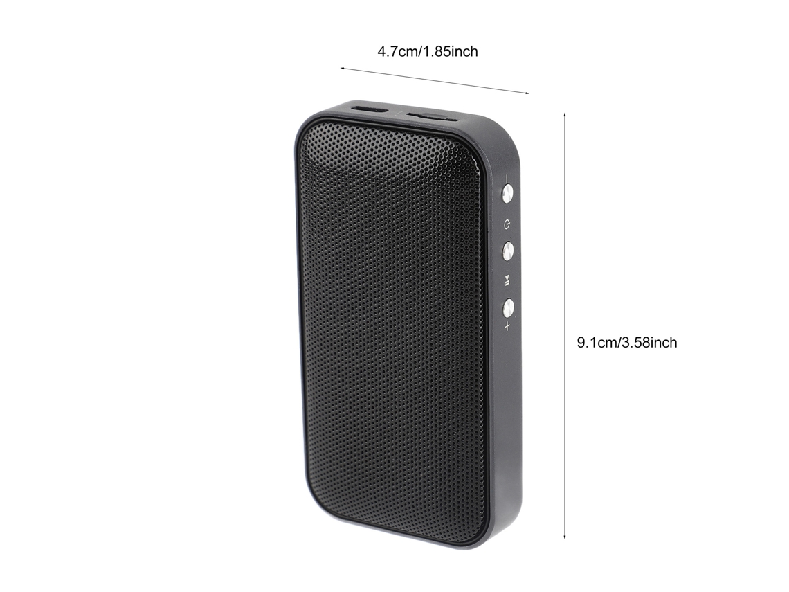 Altavoz Portátil Inalámbrico Bluetooth 4.2 Aec Bt209 Con Micrófono Y Soporte Para Tarjeta Tf, Estilo Mini Bolsillo.