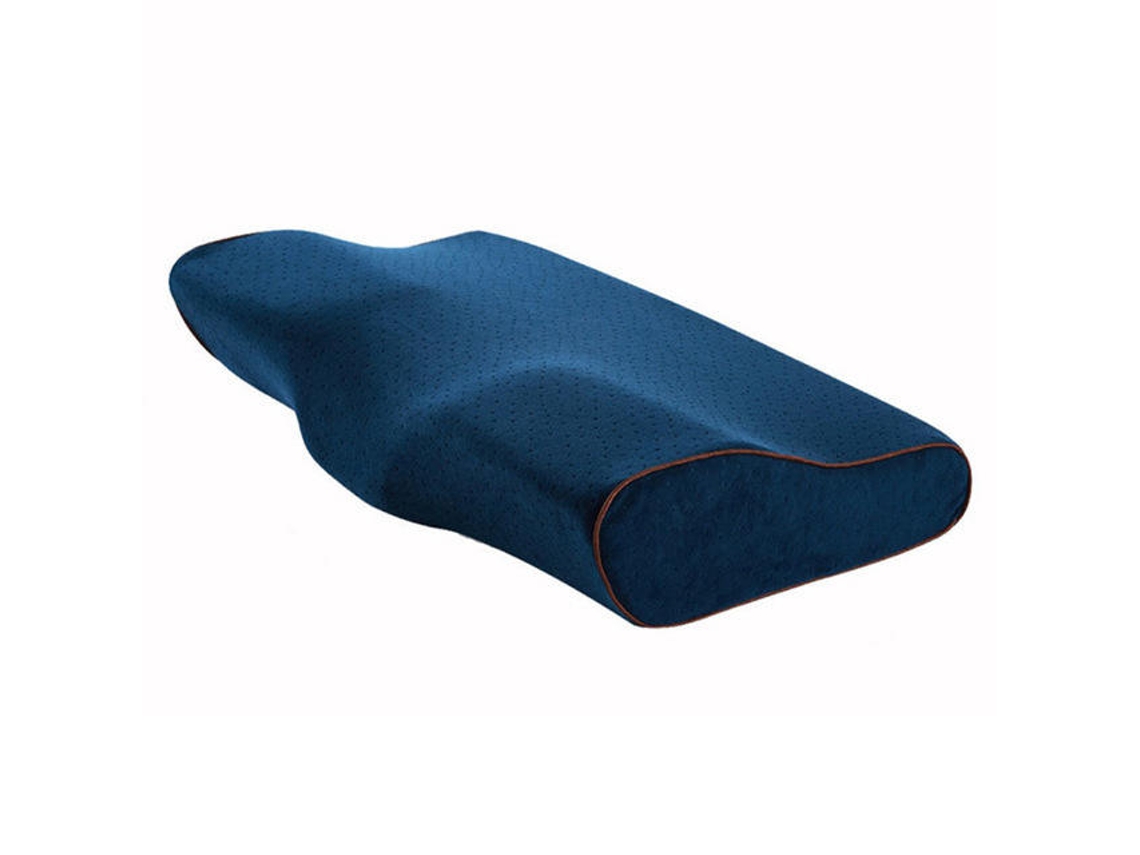 Travesseiro Occipital De Gel Eifson Com Espuma Viscoelástica Para O Pescoço, 50×30cm (azul Marinho)