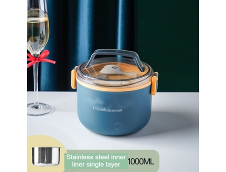 Fiambrera Bento a Prueba de Fugas para Adultos-Verde Oculto EVELTEK Singlexstainless steel