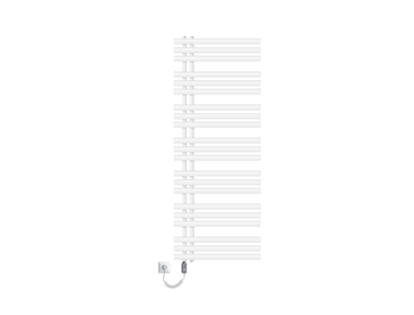 Radiador eléctrico de baño con elemento calefactor 900W 600 x 1600 mm Blanco ECD GERMANY