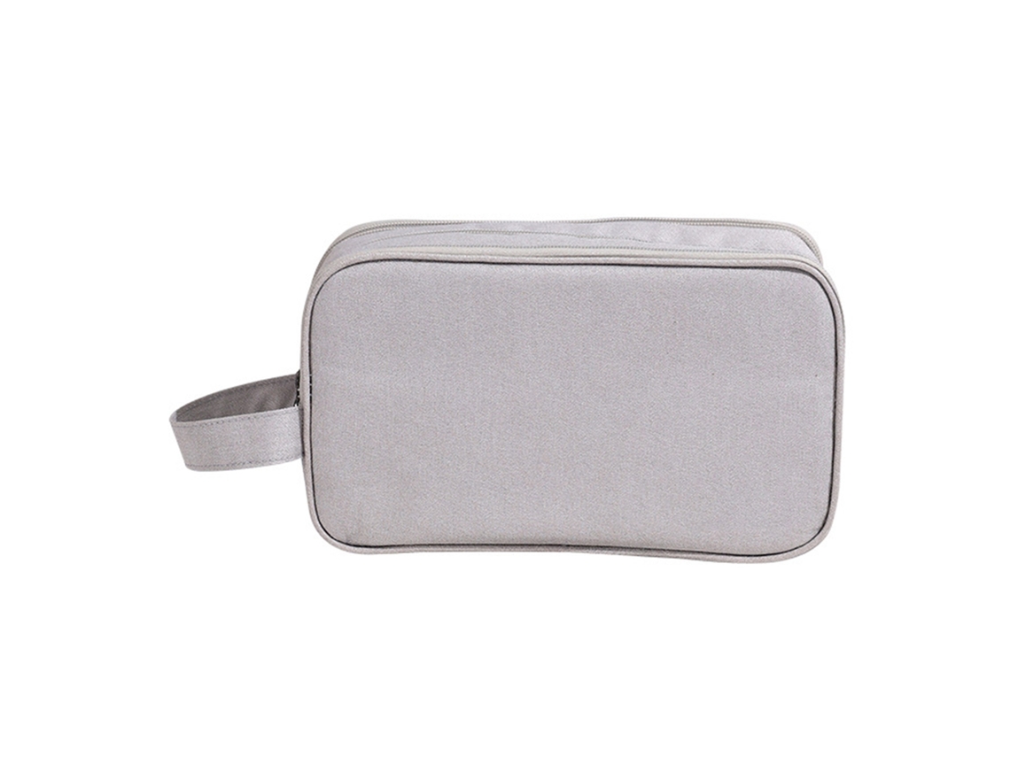 Neceser Portátil De Viaje Con Compartimentos Para Productos Húmedos Y Secos, Dos Capas, Resistente Al Agua.