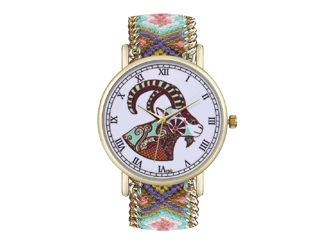 Reloj De Pulsera Unisex Con Correa De Cordón De Tela, Estilo Moderno, Cuarzo, Zhoulianfa