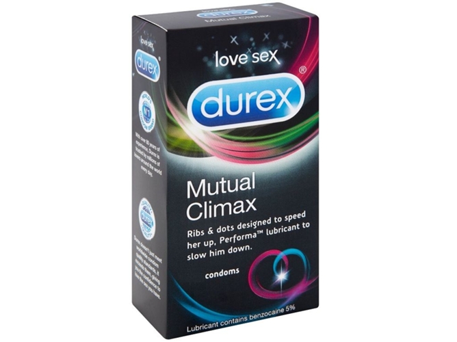 Preservativos DUREX Climax Mutuo (12 un)