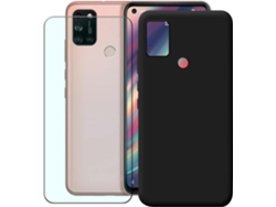 Protector de Pantalla Proteção Parachoque para Wiko View5 HONGWE. Negro