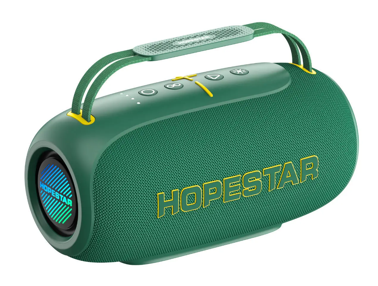Altavoz Bluetooth (verde) Con Sonido Envolvente Estéreo 3d Y Altavoz Central De Música En Columna.