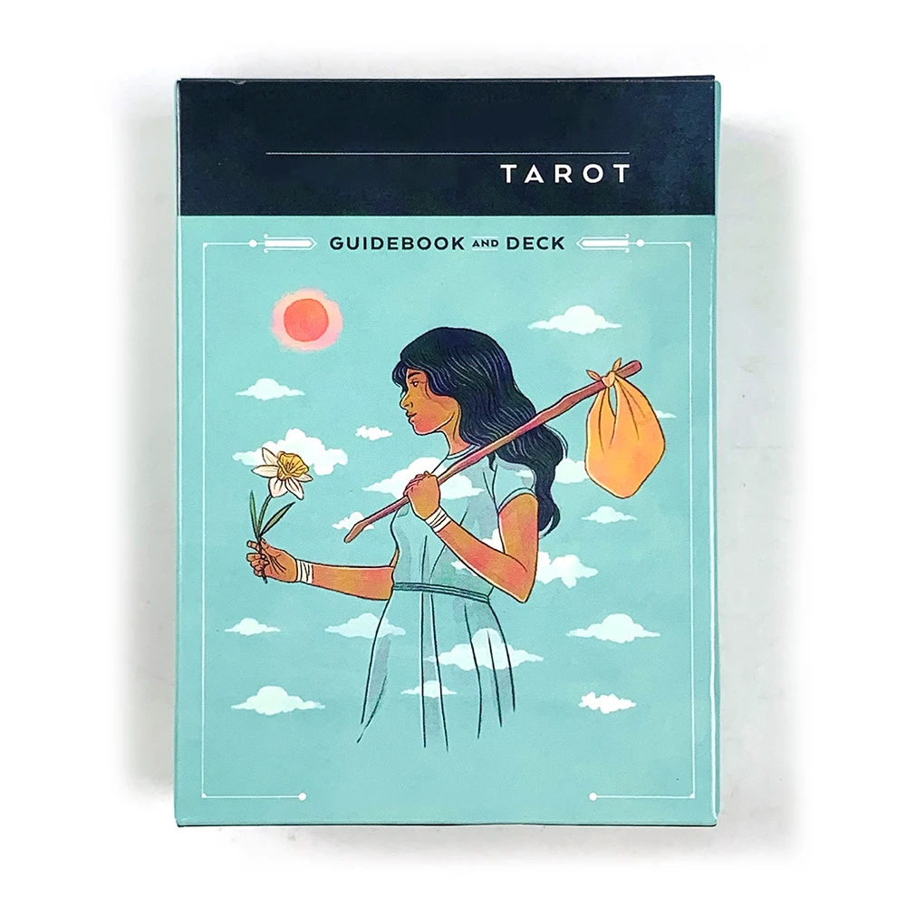Baraja de tarot de 10,2 x 7,4 cm, 78 cartas, juego de mesa para adivinar el futuro en fiestas.