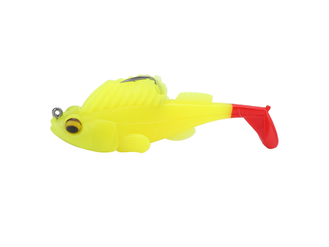 Isca Lure (anti-enganche Com Anzóis Black King Kong) Worm Bait Macio Peixe Saltitante