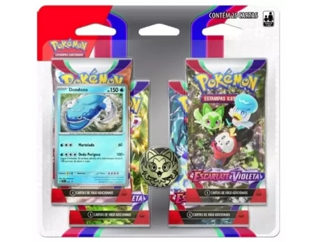 Juego de Cartas POKEMON Escarlate e Violeta 4-Pack Blister Edad Mínima Recomendada: 6 años)