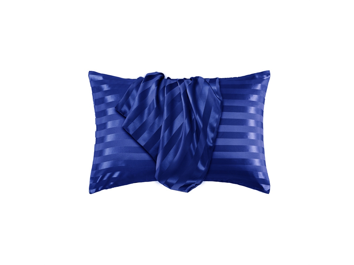 Paquete de 2 fundas de almohada de satén de seda suave y lisa, tibetanas EVELTEK 51x102cmx2