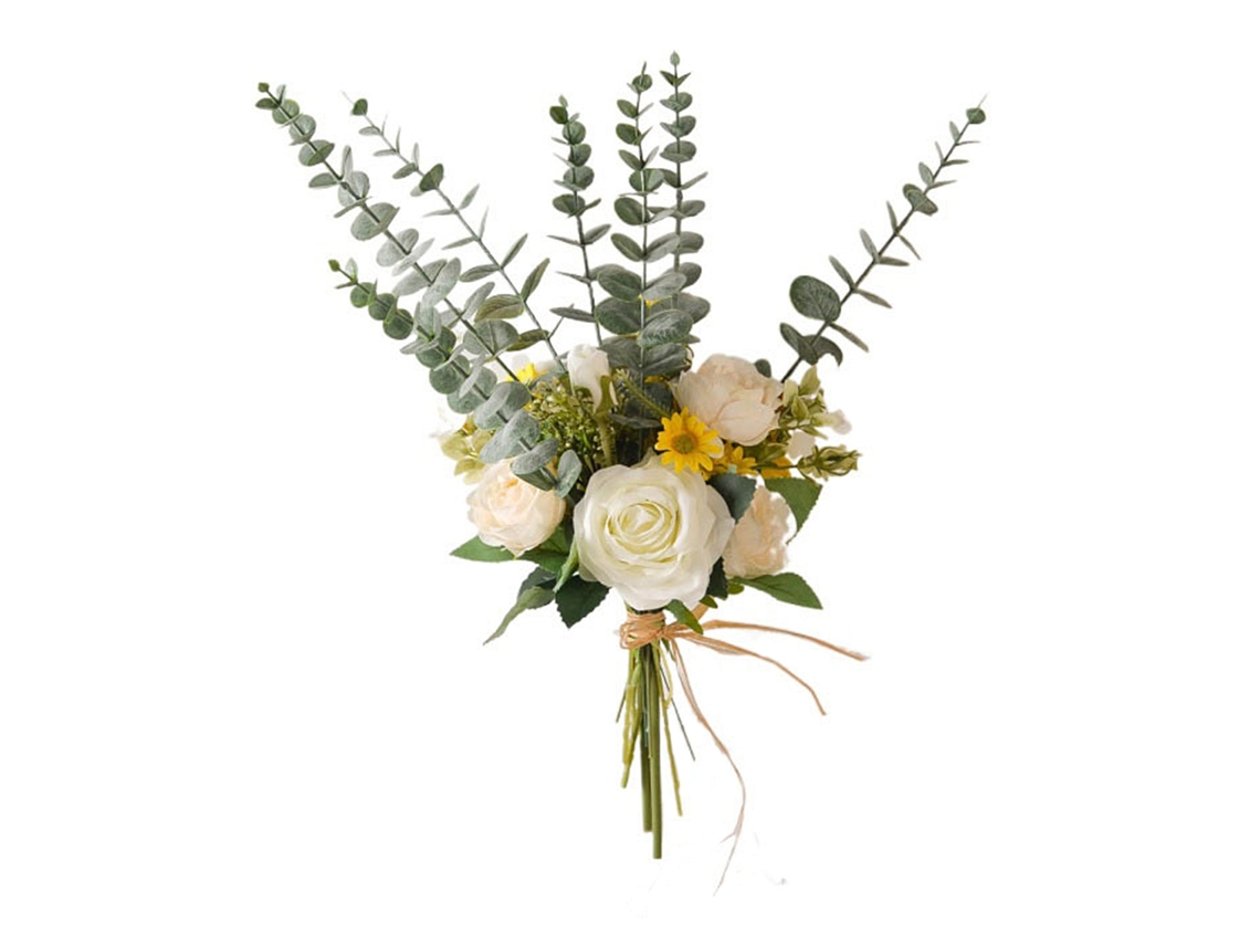 Flores artificiales hechas a mano, se envían dobladas