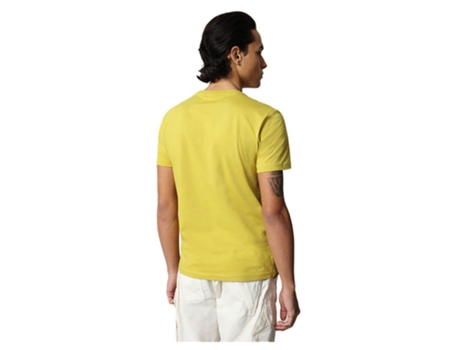 Camiseta de Hombre NAPAPIJRI Salis Sleeve Amarillo