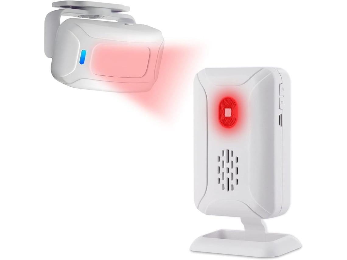 Sensor Movimiento Blanco, Alarma, Detector Infrarrojos