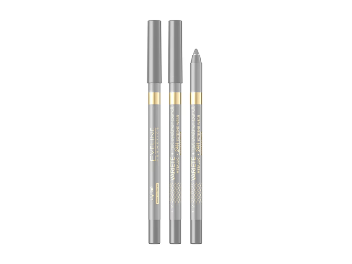 Eveline Cosmetics Variete Delineador En Gel Resistente Al Agua 12 Plata