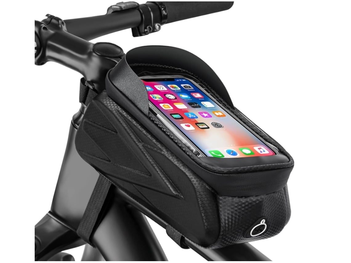 Bolsa impermeable para bicicleta USHION con soporte para teléfono