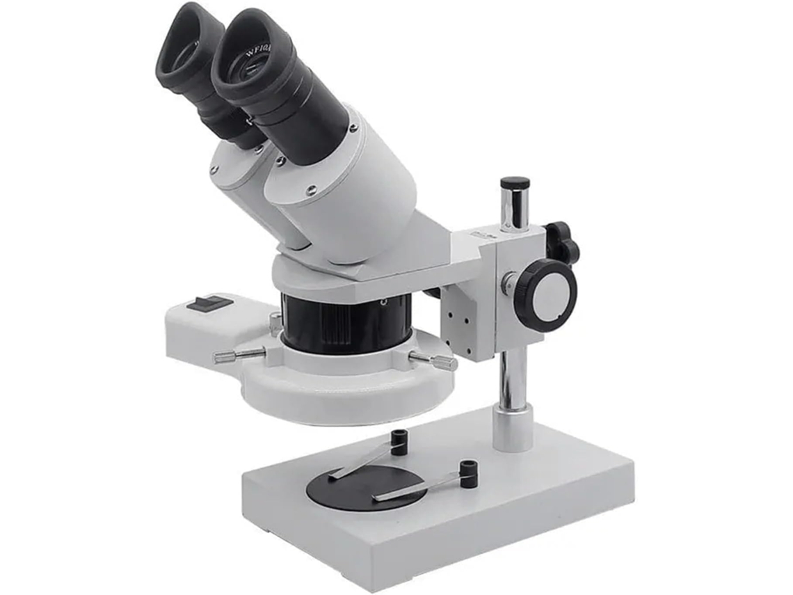 Microscopio Estereoscópico 20x/40x Con Luz Anular Para Inspección De Circuitos