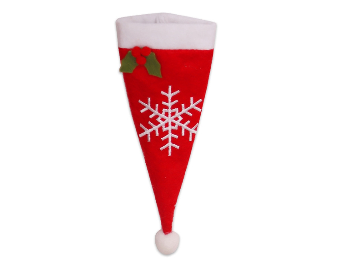 Cubiertos navideños decorativos con bordado animado sobre tela no tejida