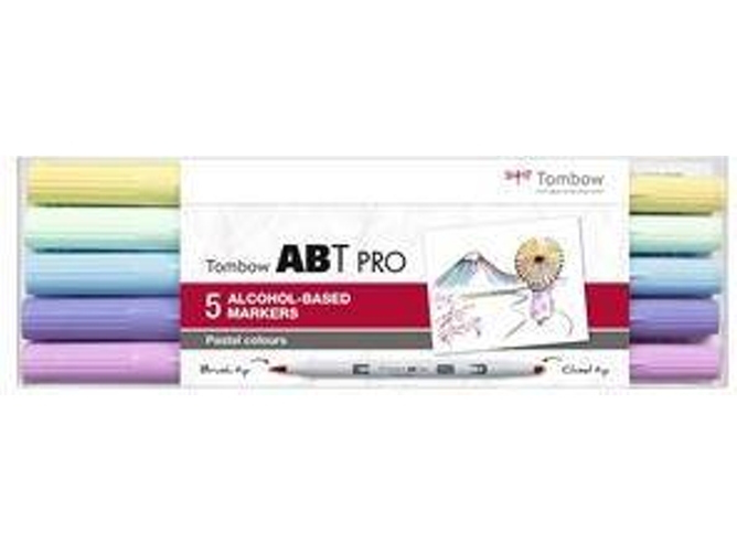 Marcador TOMBOW ABT PRO Colores Pastel (5 unid.)