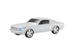 Altavoz Bluetooth con subwoofer, tarjeta TF, controlador USB y radio MDUG (blanco)