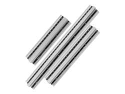 Juego De 3 Reglas De Dibujo De Aluminio Con Mango Elevado Para Un Mejor Agarre.