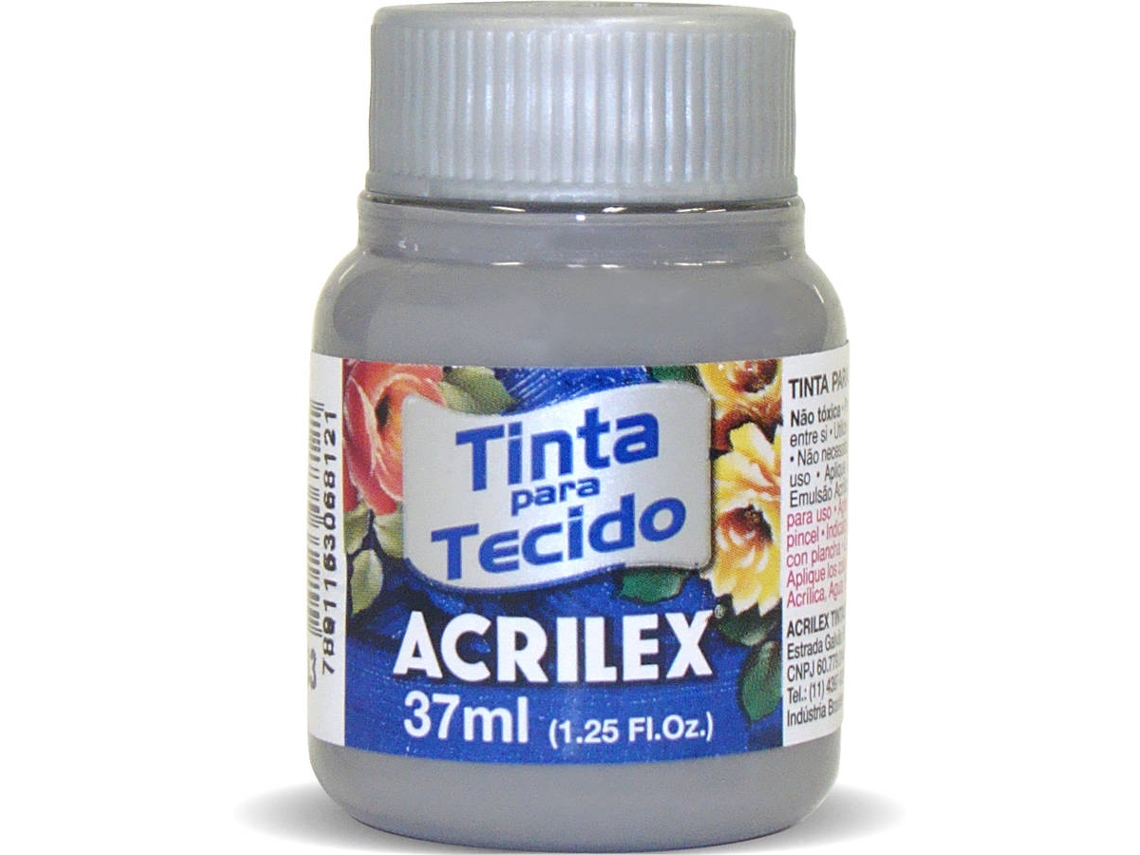 Tinta de Tela Mate Acrilex Gris (04140/933 37ml)