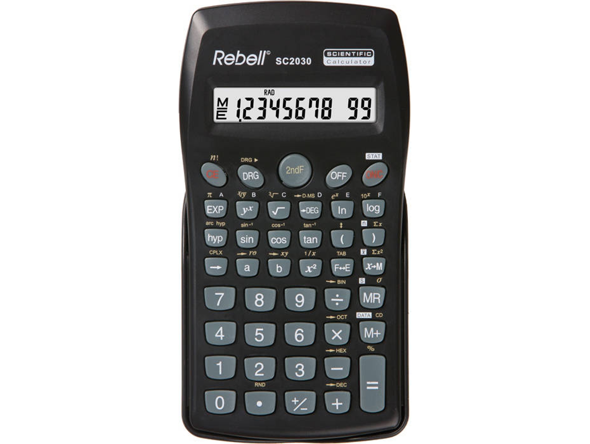 Calculadora Científica REBELL SC2030 Negro (10 dígitos)