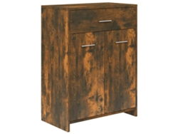 Mueble de baño en madera de roble ahumado MAISON EXCLUSIVE 60x33x80 cm