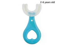 Cepillo de dientes en forma de U de 360 ​​grados para bebés y niños, silicona suave, cepillo de limpieza, higiene bucal, GOKOCO