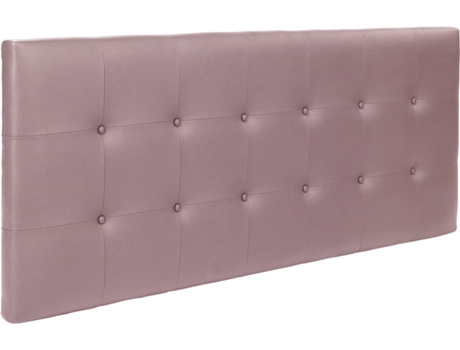 Cabecero DHOME Acolchado (Rosa - Tela y Polipiel - 105 x 8 x 60 cm)
