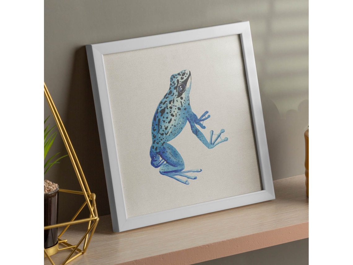 Póster NACNIC Cuadrado con Dibujos de Ranas y Tortugas. So y Tu Principe, Ilustrada con Dibujos de Tortugas, Ranas, y Sapos.