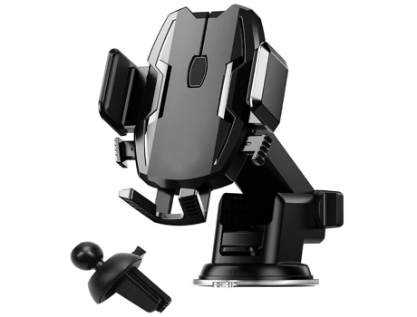 Soporte Teléfono Automóvil Ventilación Aire para Apple CHRONUS Negro