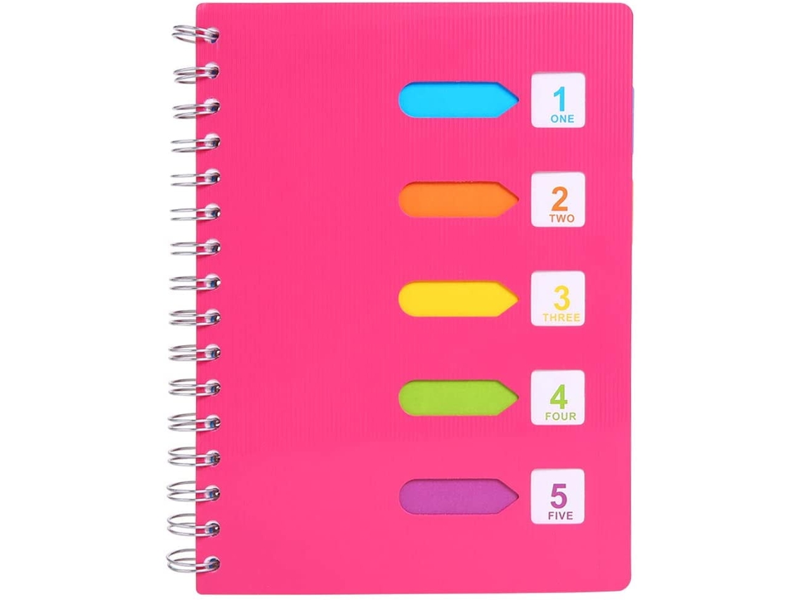 Cuaderno de 5 cuadernillos con espiral (A5)