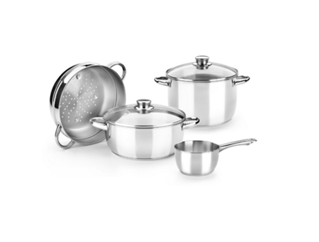 Batería Cocina MONIX Optima 4 Piezas Con Tapa