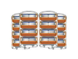 16 Cilindros De Cuchillas De Afeitar De 5 Capas Compatibles Con Gillette Fusion - Wanan