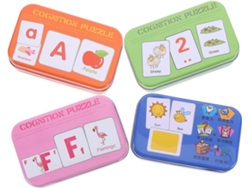 4 Juegos De Tarjetas Sensoriales De Cartón Para Niños Pequeños, Juguete Educativo Ilustrado