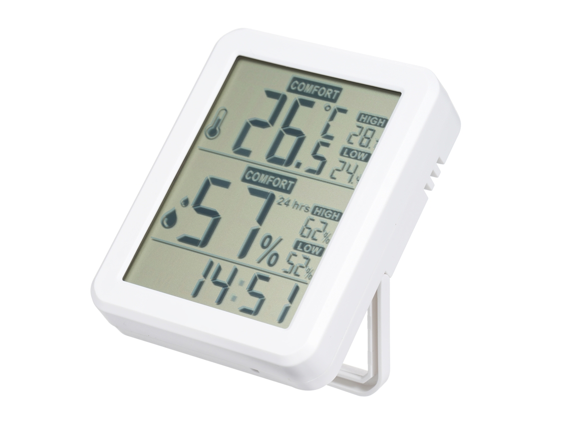 Termómetro Higrómetro Digital Habotest, Mini Sensor De Temperatura Y Humedad Para El Hogar, Invernadero Y Jardín.