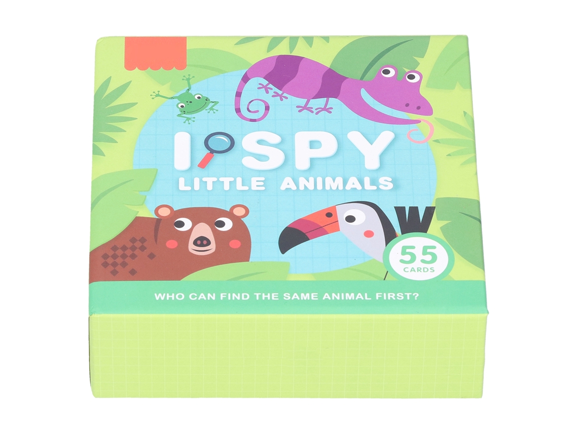 Ats-juego De Emparejamiento De Animales 55 Tarjetas Puzzle Interactivo Memoria Para Niños 3+
