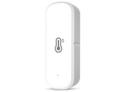 Sensor de humedad y temperatura Zigbee, higrómetro y termómetro inteligentes con monitorización remota y alertas para hogares inteligentes.