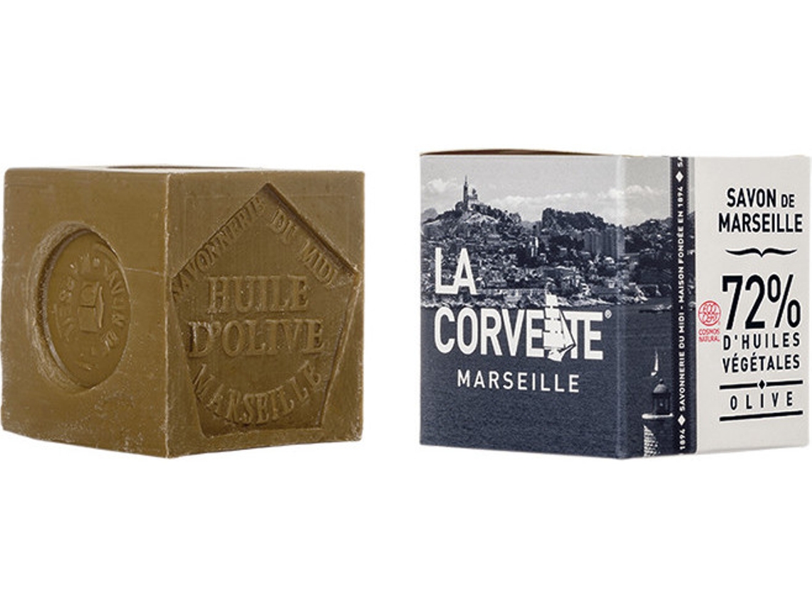 Suplemento Alimentar LA CORVETTE Jabon Marsella Cubo Oliva (500G)