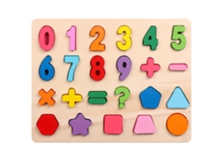 Dan26-puzzles De Letras Y Números De Madera Para Niños Juguetes Educativos Abc Aprendizaje Regalos Para Niños Y Niñas