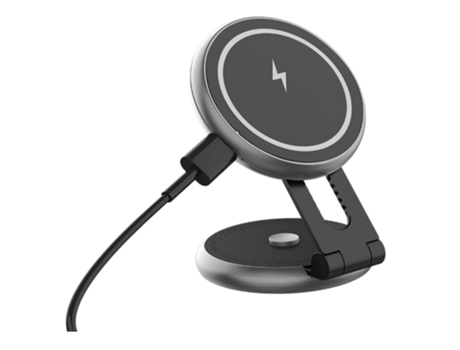 Cargador Inalámbrico Automóvil Teléfono Invisible Plegable BISBISOUS Negro