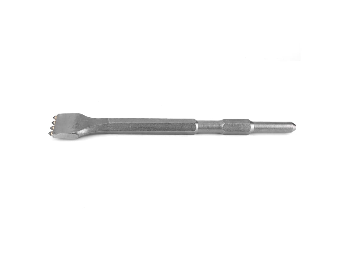 Martillo Eléctrico Con Cabeza Hexagonal Plana De Aleación Y Mango Redondo, 4 Dientes, 280 Mm